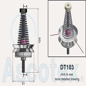 Đĩa căng lực căng dây Ascotex DT103